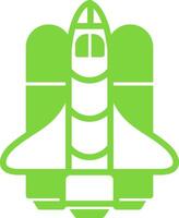 Spaceship Colorful Icon vector