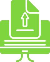 Upload Colorful Icon vector
