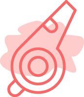 Whistle Colorful Icon vector