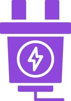 Power Plug Colorful Icon vector