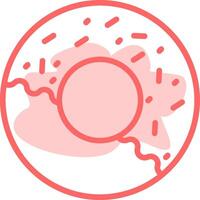 Doughnut Colorful Icon vector