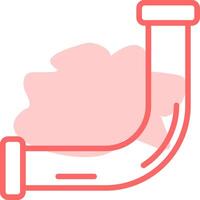 Pipe Colorful Icon vector