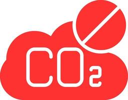No CO2 Colorful Icon vector