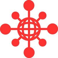 Worldwide Colorful Icon vector