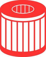 Oil Filter Colorful Icon vector