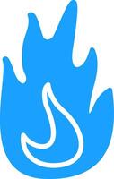 Fire Colorful Icon vector