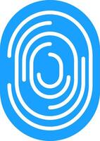 Fingerprint Colorful Icon vector