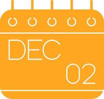 December Colorful Icon vector