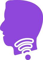 Hoarseness Colorful Icon vector