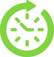 Time Management Colorful Icon vector