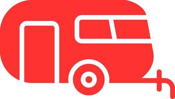 Carvan Colorful Icon vector