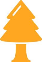 Christmas Tree Colorful Icon vector