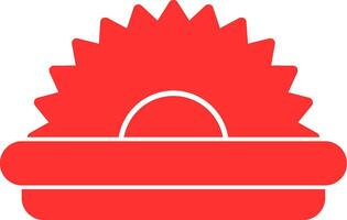 Saw Colorful Icon vector