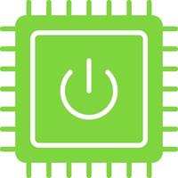 CPU Colorful Icon vector