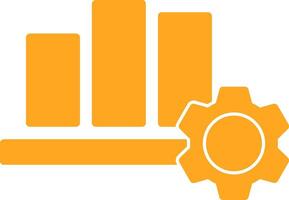 Bar Chart Colorful Icon vector