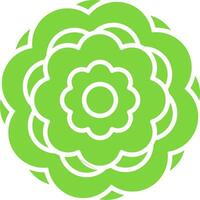 Peony Colorful Icon vector