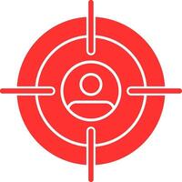 Target Colorful Icon vector