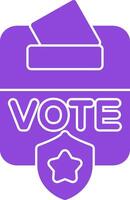 Voting Box Colorful Icon vector