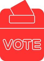 Voting Colorful Icon vector