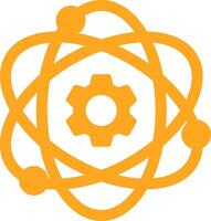 Atom Colorful Icon vector