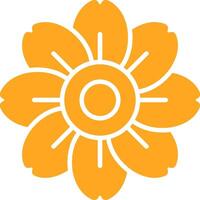 Alpine forget me not Colorful Icon vector
