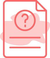 Ask Colorful Icon vector