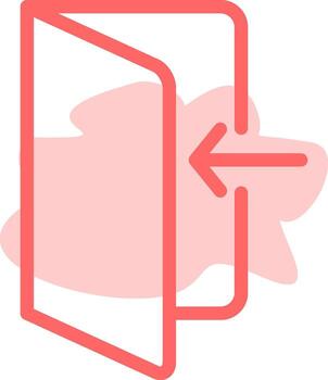 Logout Colorful Icon vector