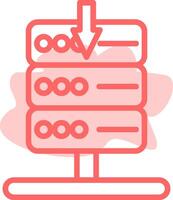 Server Down Colorful Icon vector