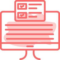 Exam Colorful Icon vector