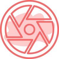 Shutter Colorful Icon vector