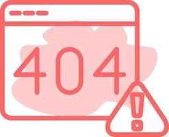 Error404 Colorful Icon vector