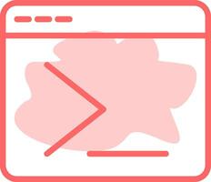 terminal Colorful Icon vector