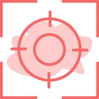 Focus Colorful Icon vector