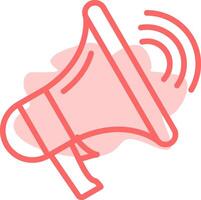 Mega Phone Colorful Icon vector