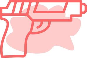 Gun Colorful Icon vector