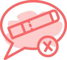 Quit Smoking Colorful Icon vector