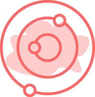 Solar System Colorful Icon vector