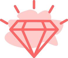 Daimond Colorful Icon vector