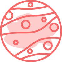 Mars Colorful Icon vector