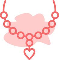 Necklace Colorful Icon vector
