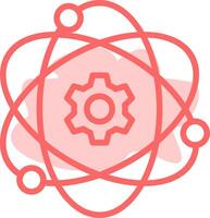 Atom Colorful Icon vector