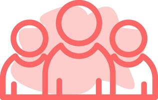 Team Work Colorful Icon vector