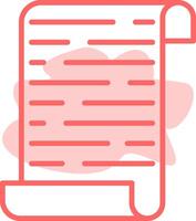 Script Colorful Icon vector