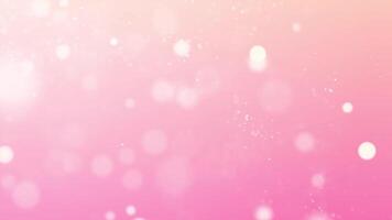 Pink Background with Bokeh and Particle video