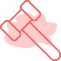 Hammer Colorful Icon vector
