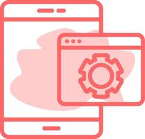 Web Optimization Colorful Icon vector