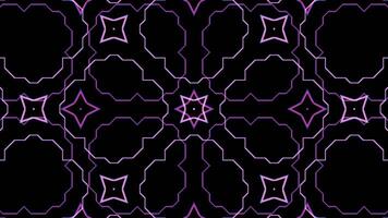 Abstract psychedelic neon pattern in a seamless loop. video
