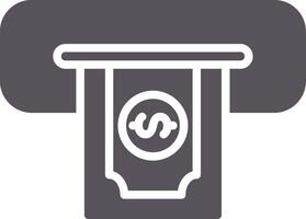 Cash Withdraw Colorful Icon vector