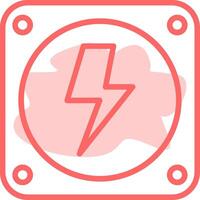 Electricity Colorful Icon vector