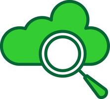Cloud Computing Colorful Icon vector